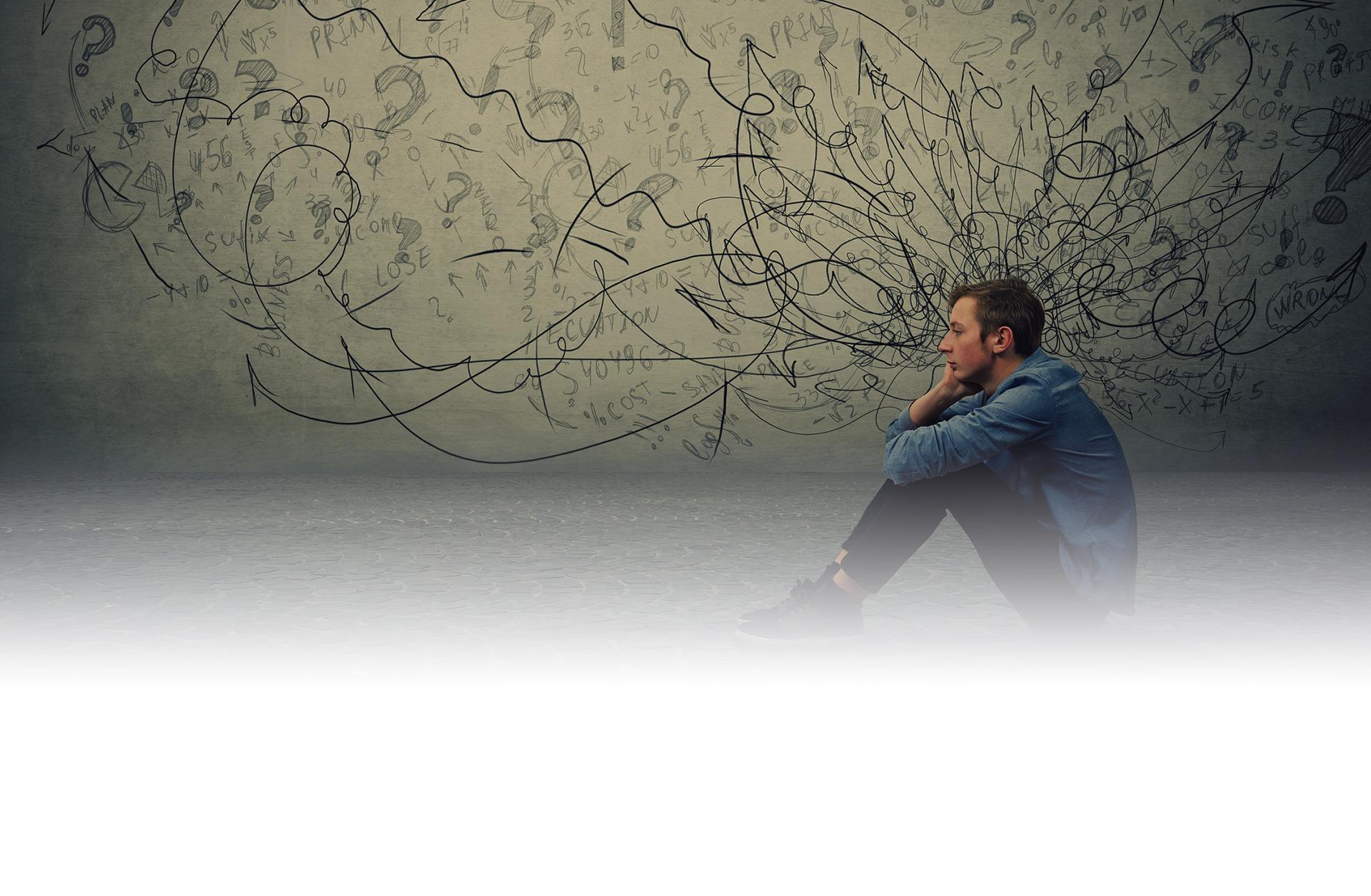 Slajd 2 - zamyślony chłopak